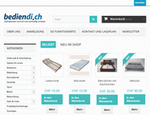 Tablet Screenshot of bediendi.ch